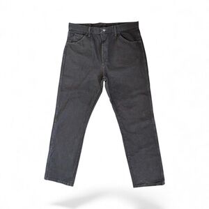 Rustler Classic Regular Fit Straight Leg Jeans Black Men’s 38x32 NWT